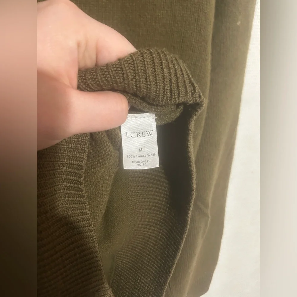 Men’s j.crew 100% lambs wool cardigan sweater